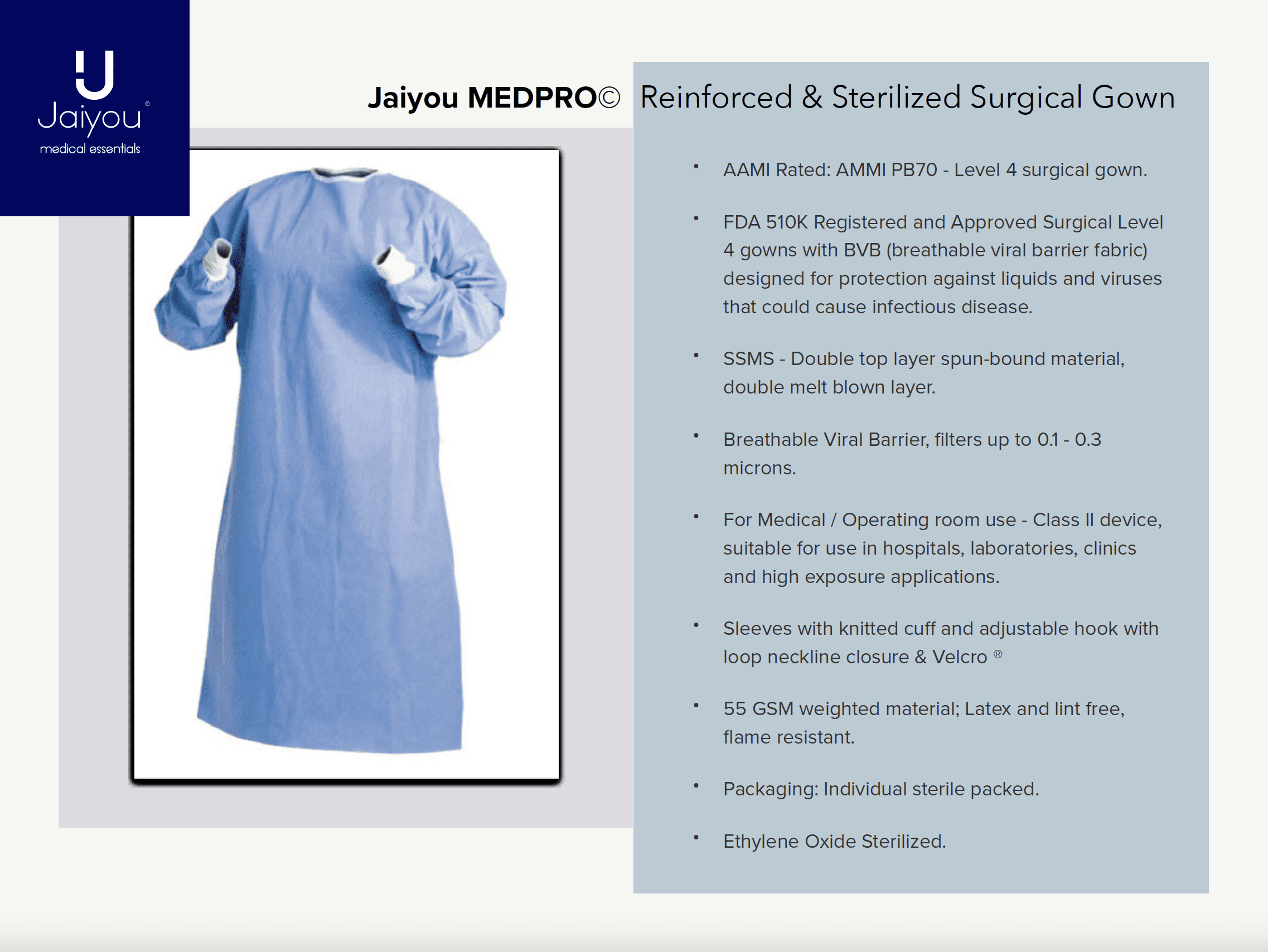 Buy surgical gown cheaply